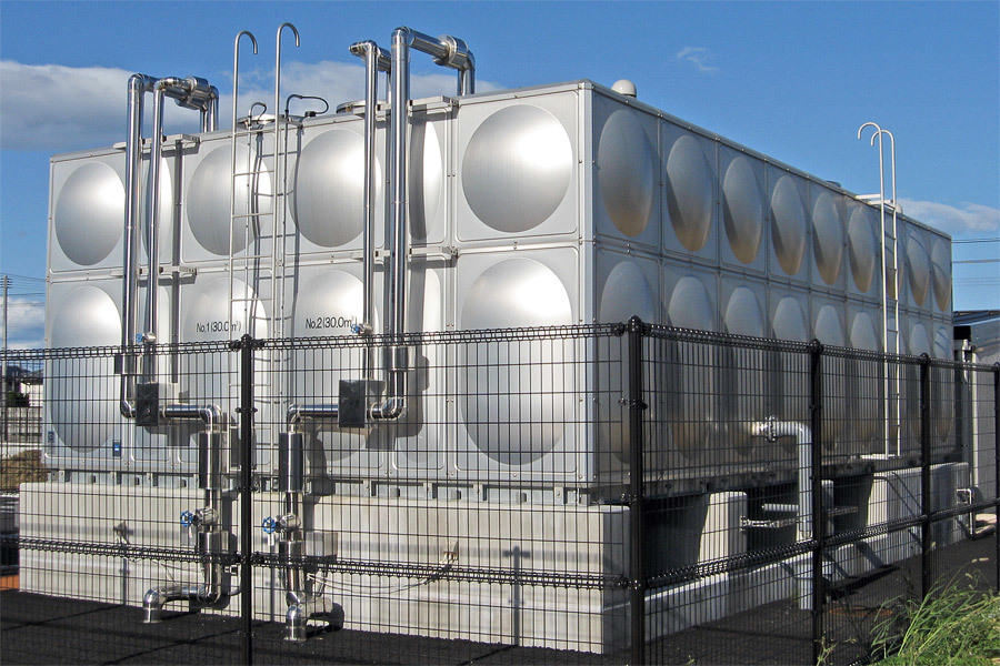 不銹鋼消防水箱不同位置的污漬應(yīng)該怎么清洗？